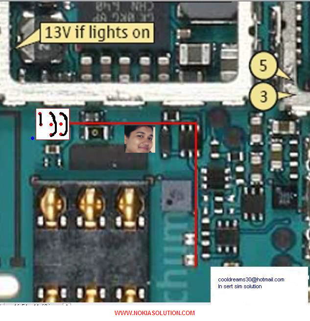 ادخل بطاقة سيم جهاز 6300 14.+Insert+sim