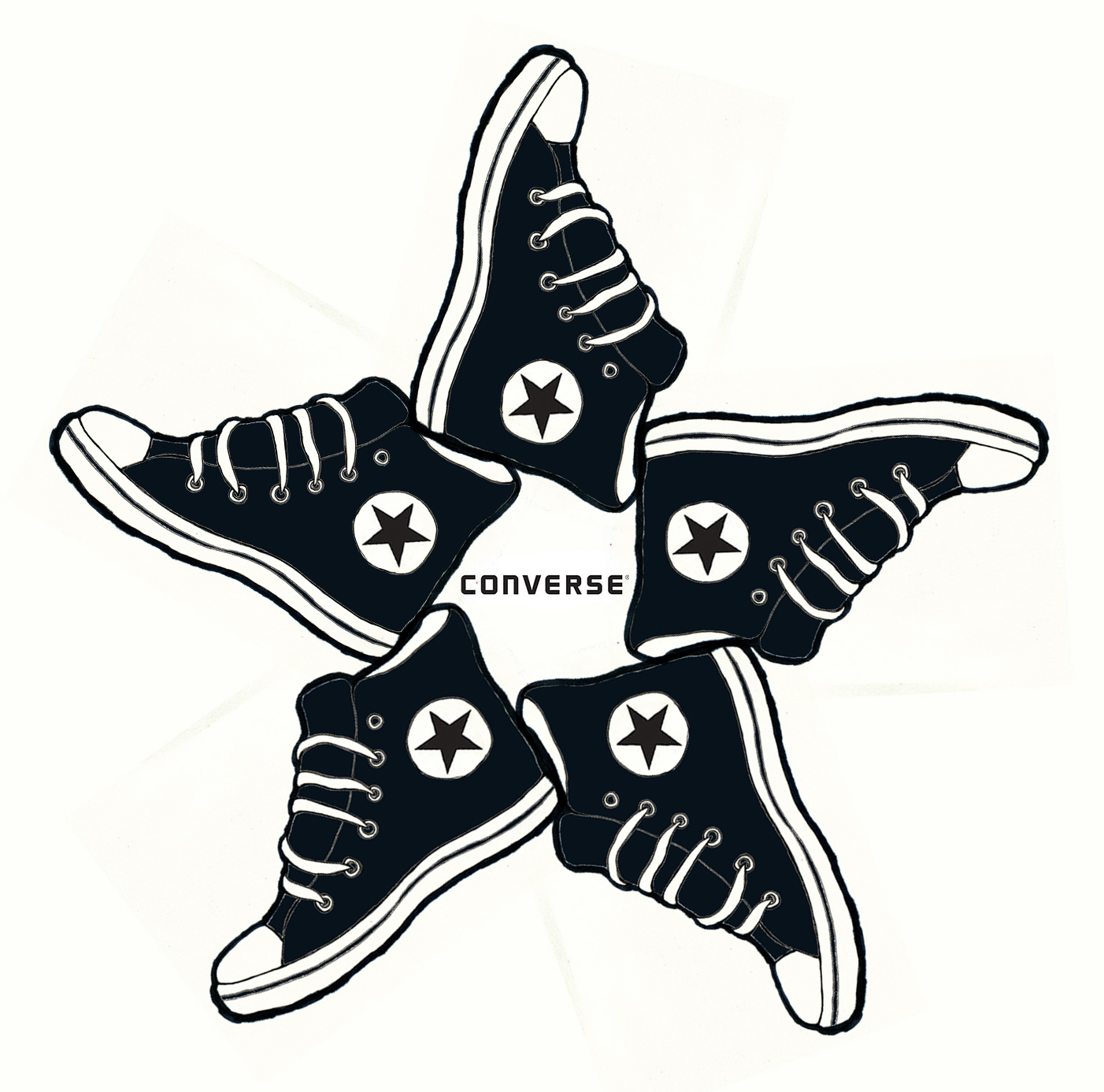 PAINTED DREAMS u0026 OTHER THINGS: CONVERSE LOGO RE-DESIGN