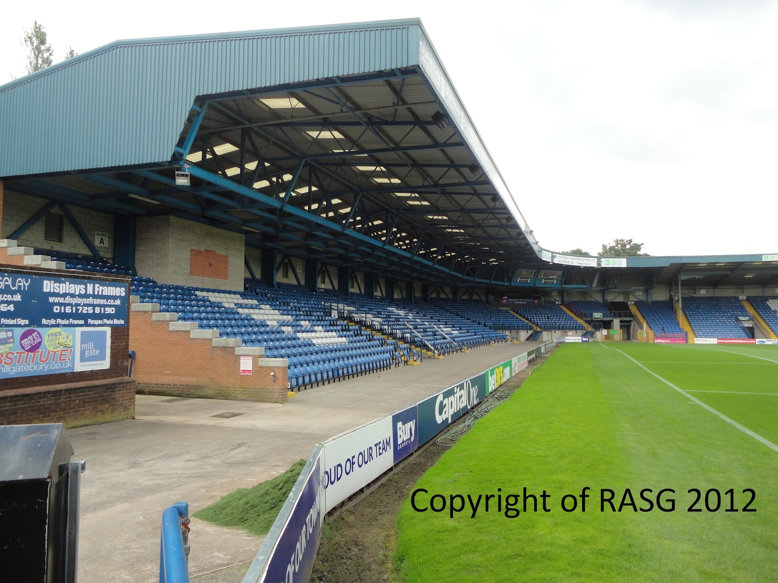 Bury and FC United of Manchester Gigg Lane