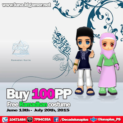 Ramadhan Costume Decade luna plus Private server Ramadhan Costume Decade luna plus Private server