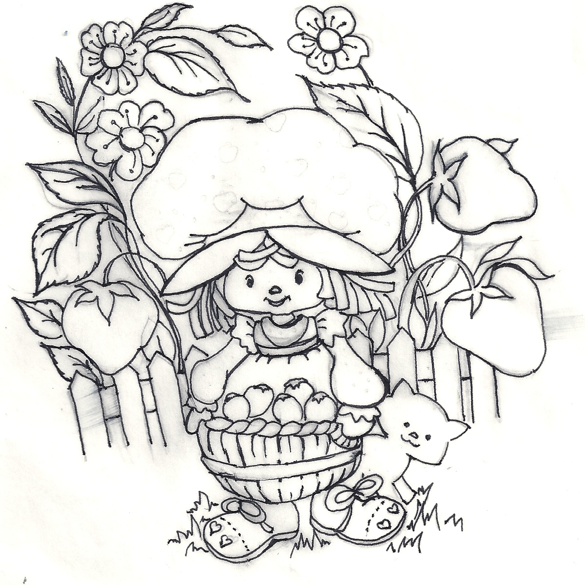 a very lazy artist blog: making strawberry shortcake ;)