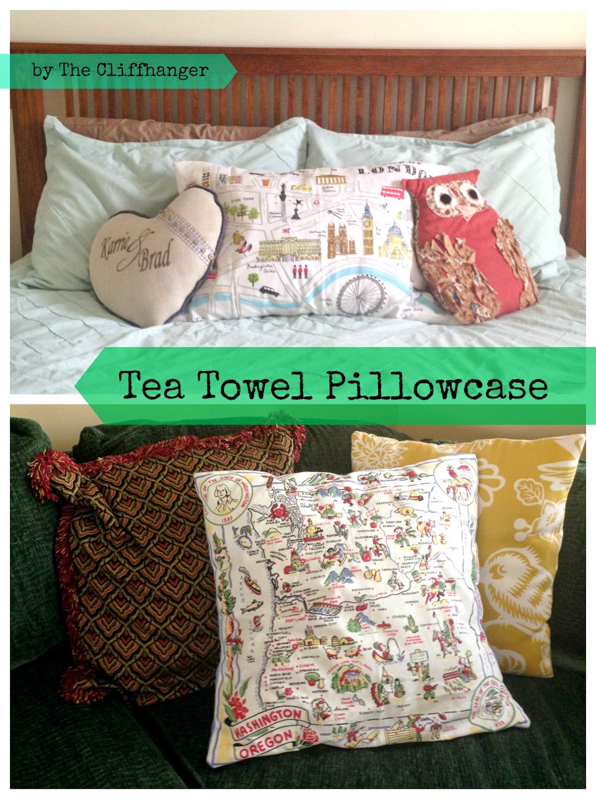 The Cliffhanger Tea Towel Pillowcases