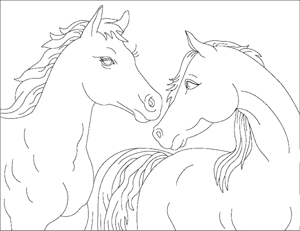 Horse Coloring Pages