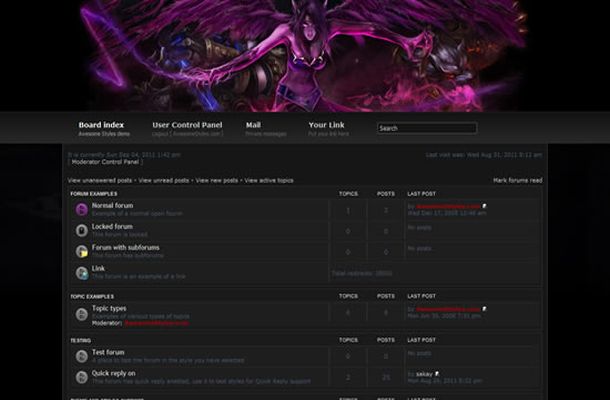 Free Phpfusion Black Pink Games Theme Template Free Phpfusion Black Pink Games Theme Template
