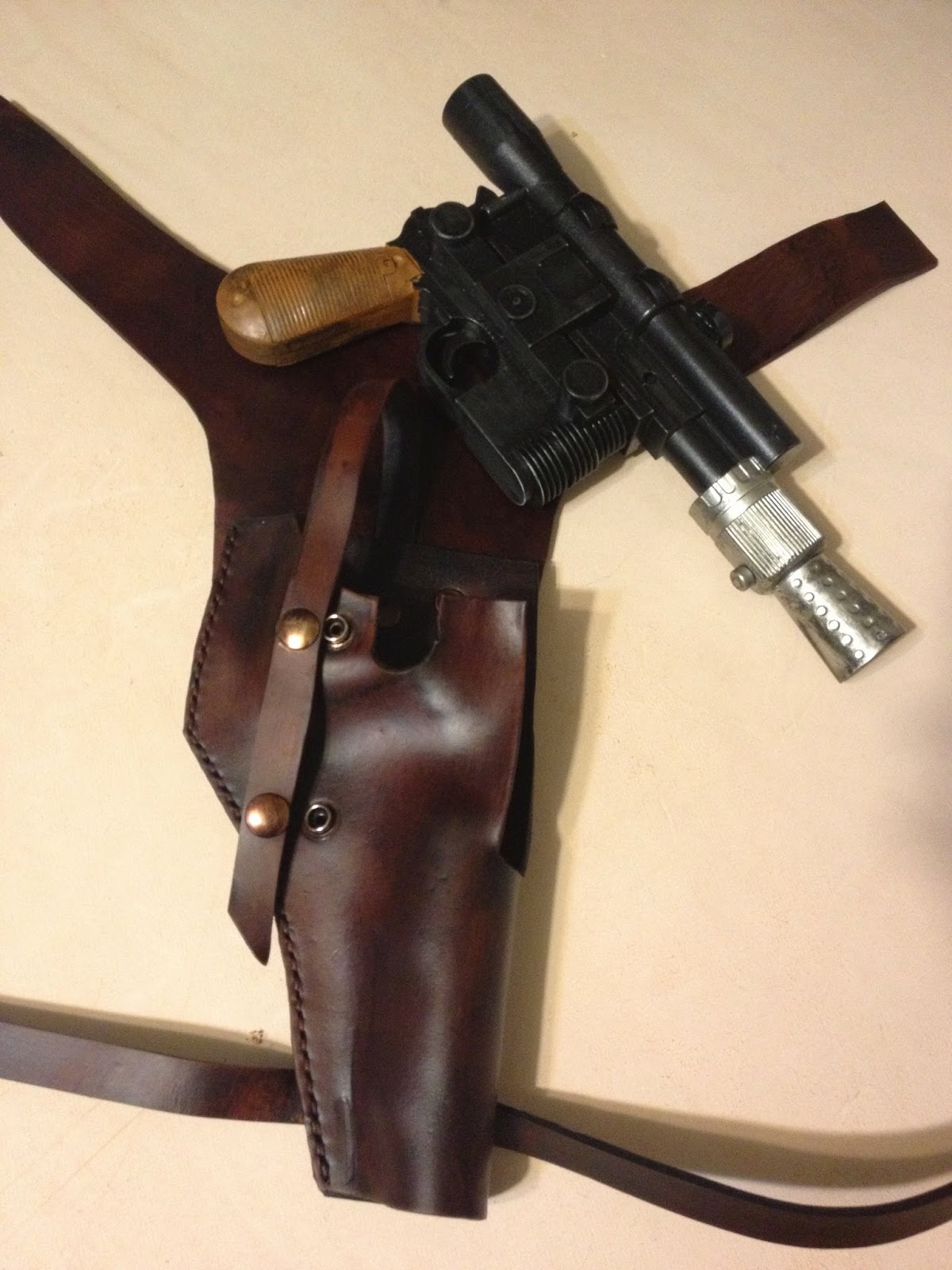 Geek Grrl Crafts Han Solo Costume Crafting the Blaster Holster