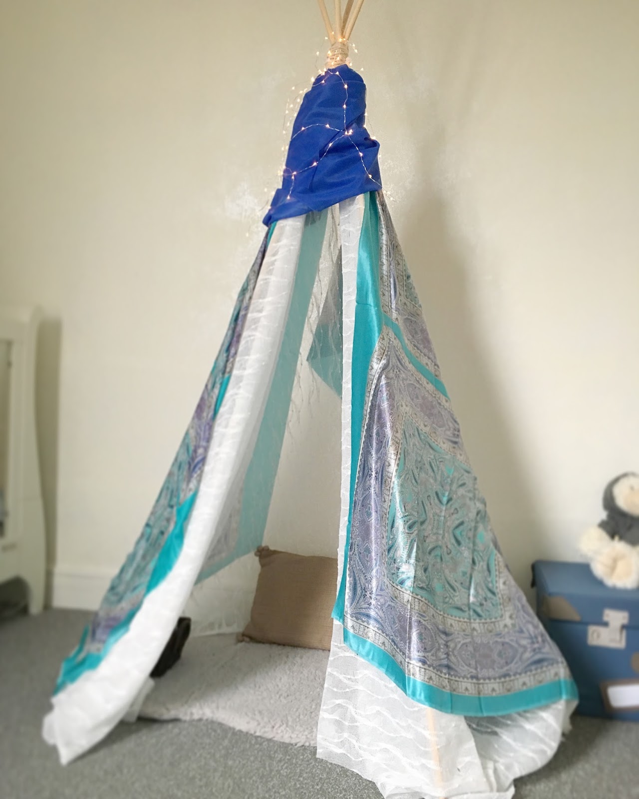 Ourson chéri: diy #1 : fabriquer un tipi pour la chambre de bébé