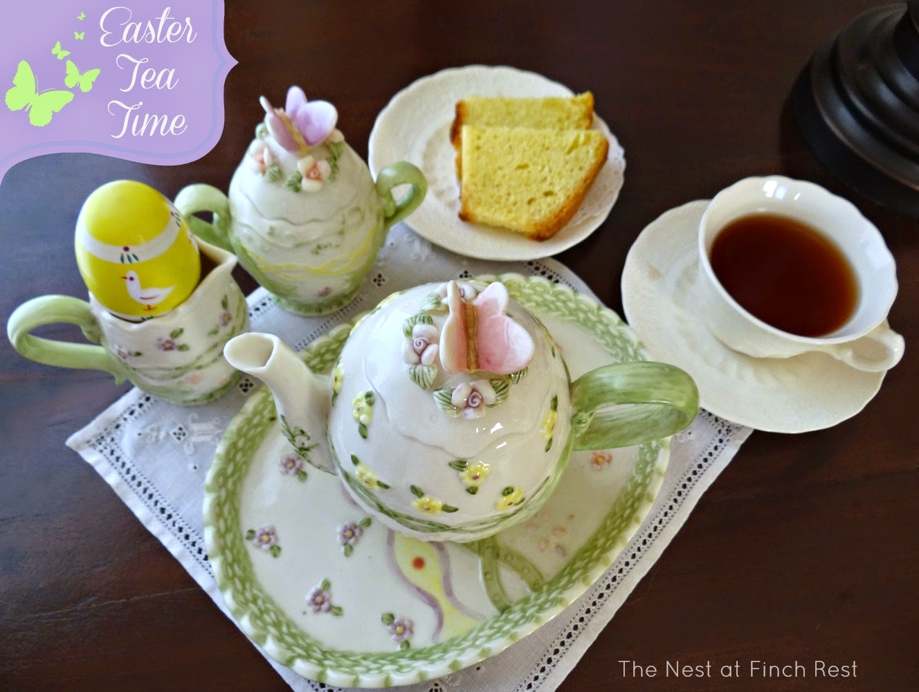 The Nest at Finch Rest Tea at Easter Time