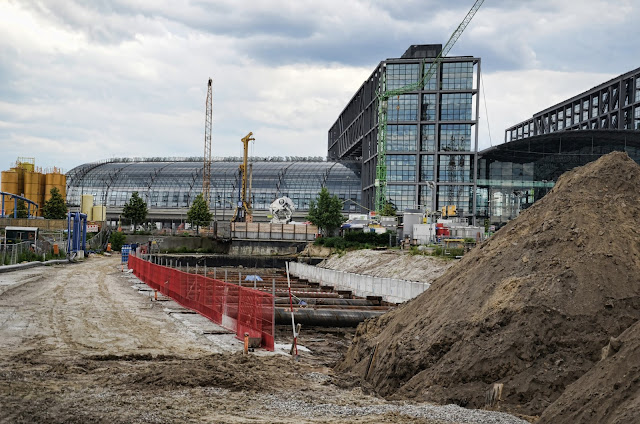 Baustelle Neubau der S-Bahn Verbindung Berlin Hbf - Nordring, S21, Döberitzer Straße 3, 10557 Berlin, 15.06.2013
