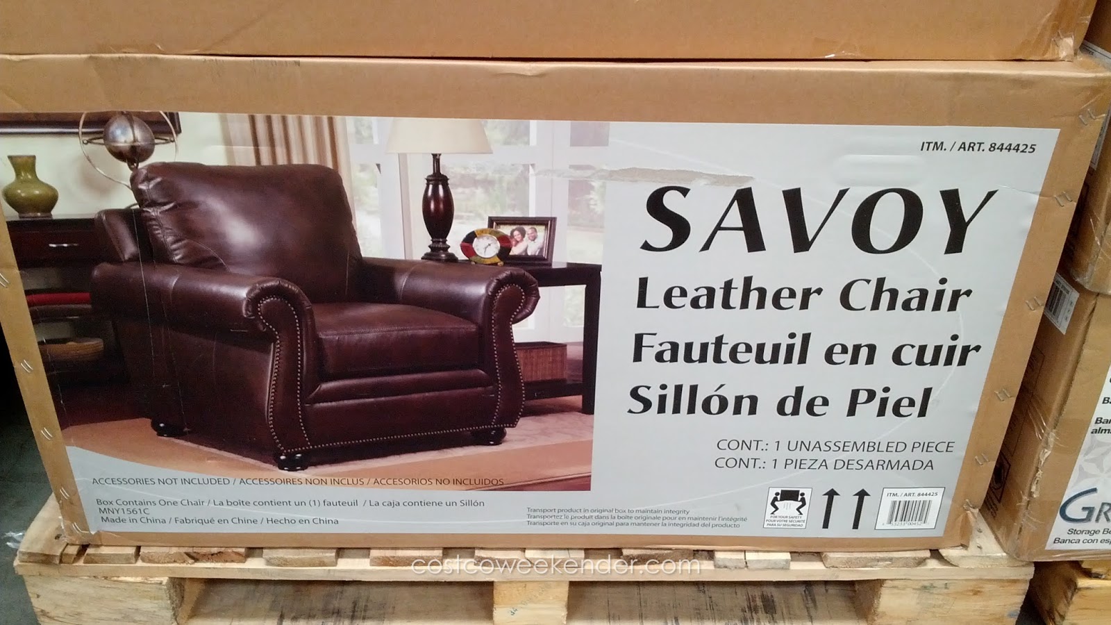 Marks & Cohen Savoy Leather Chair Costco Weekender