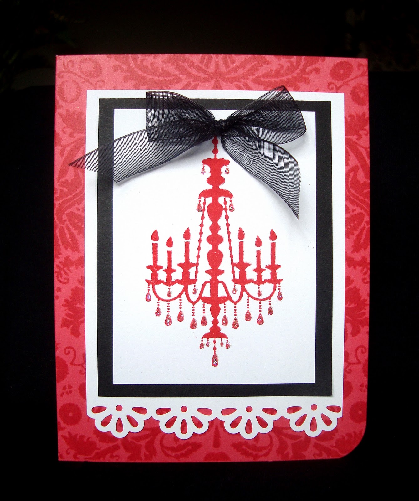 Judy's Card Corner Chandelier Card Set