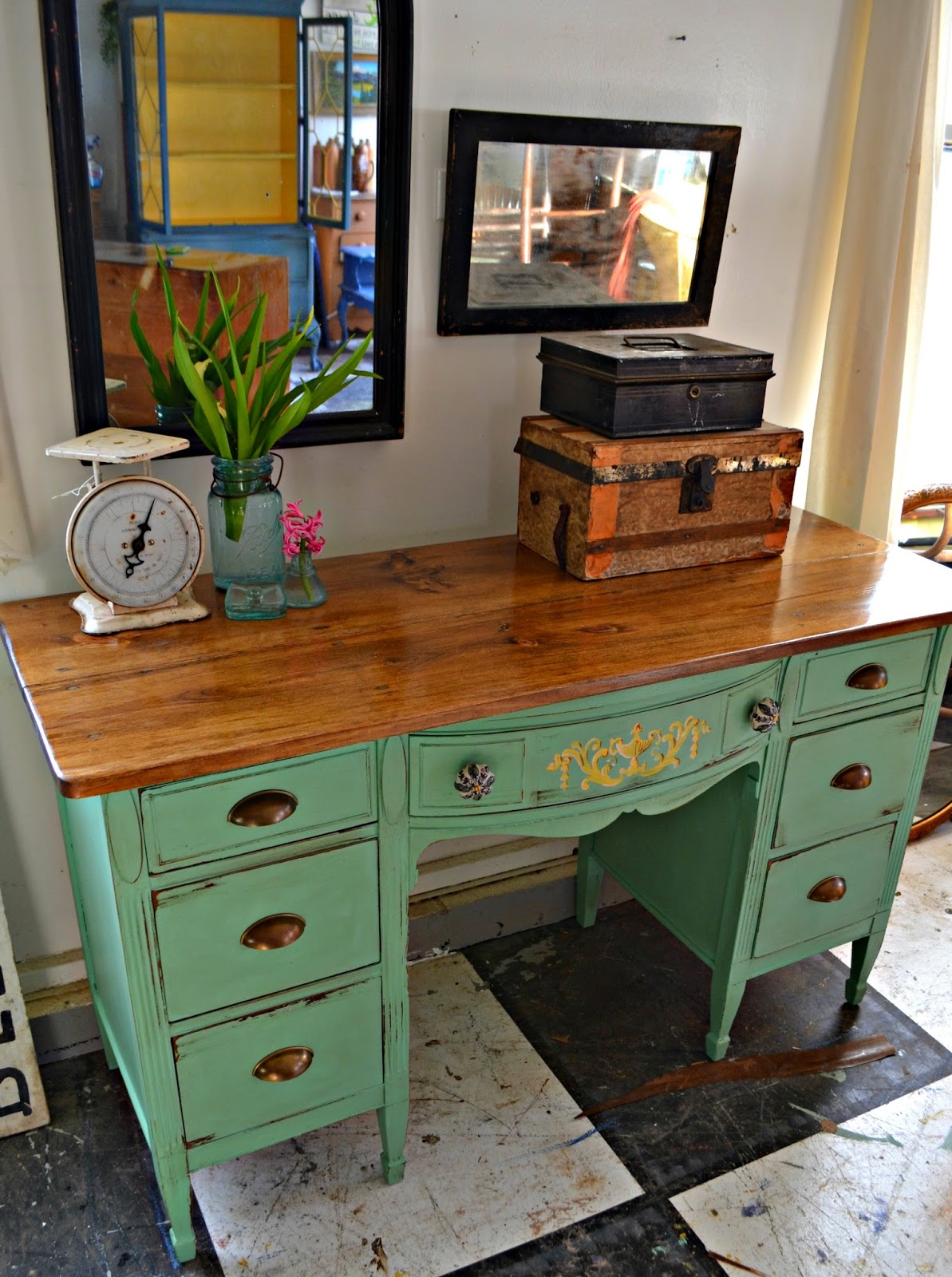 Heir and Space An Antique Mahogany Desk
