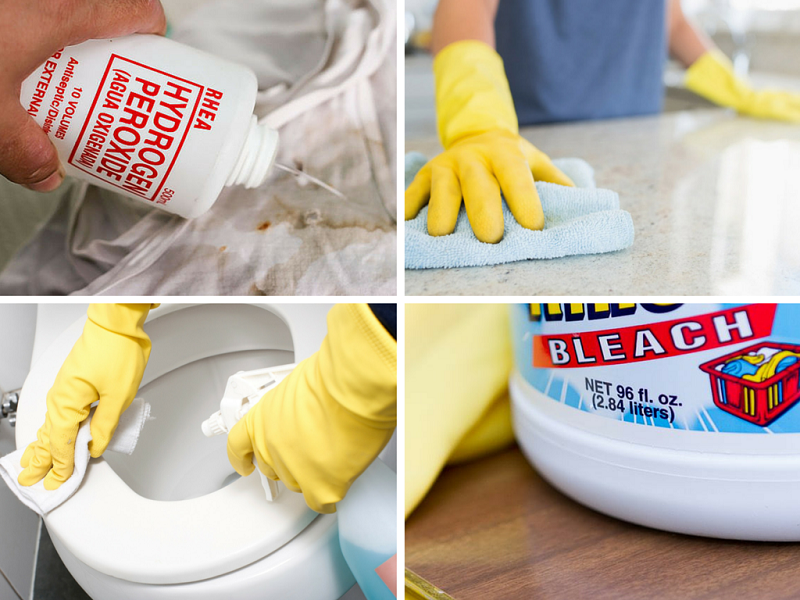 Donna Knows Best 5 applications of bleach in house cleaning