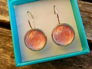 Ohrringe, Schmuck, selfmade, Glitzer, Shopvorstellung,