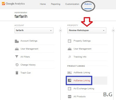 Cara Menautkan Akun Adsense ke Google Analytics