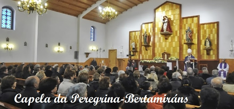 Bendición do novo retablo da Peregrina