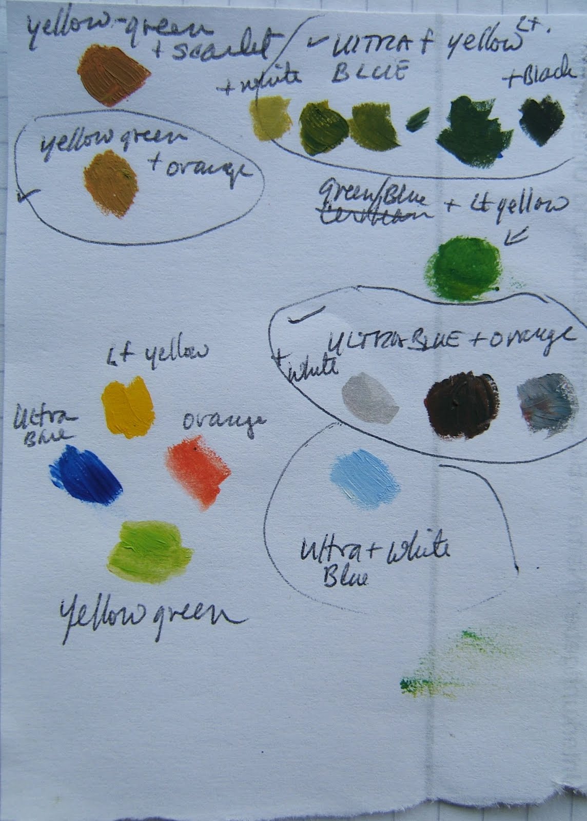 Palette for "Promenade" Less is More.