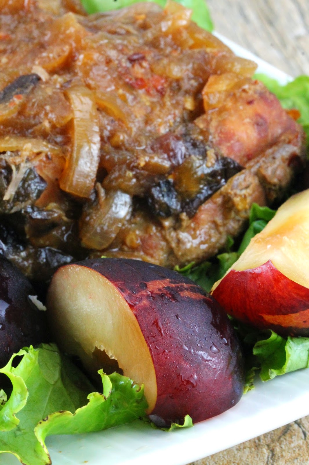 Spicy Slow Cooker Plum Pork