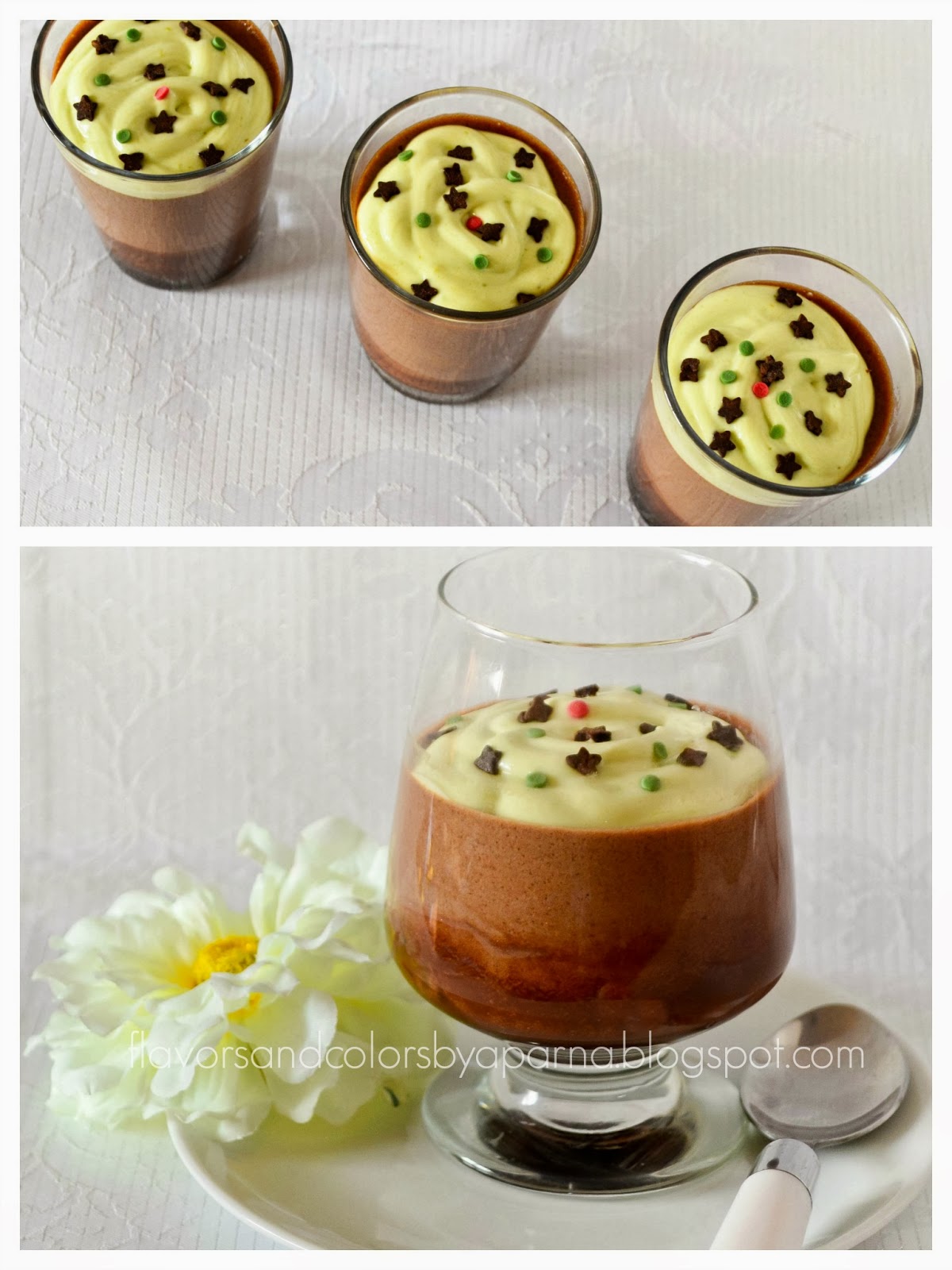 Chocolate Mousse (Without Egg and Gelatin) Flavors N Colors