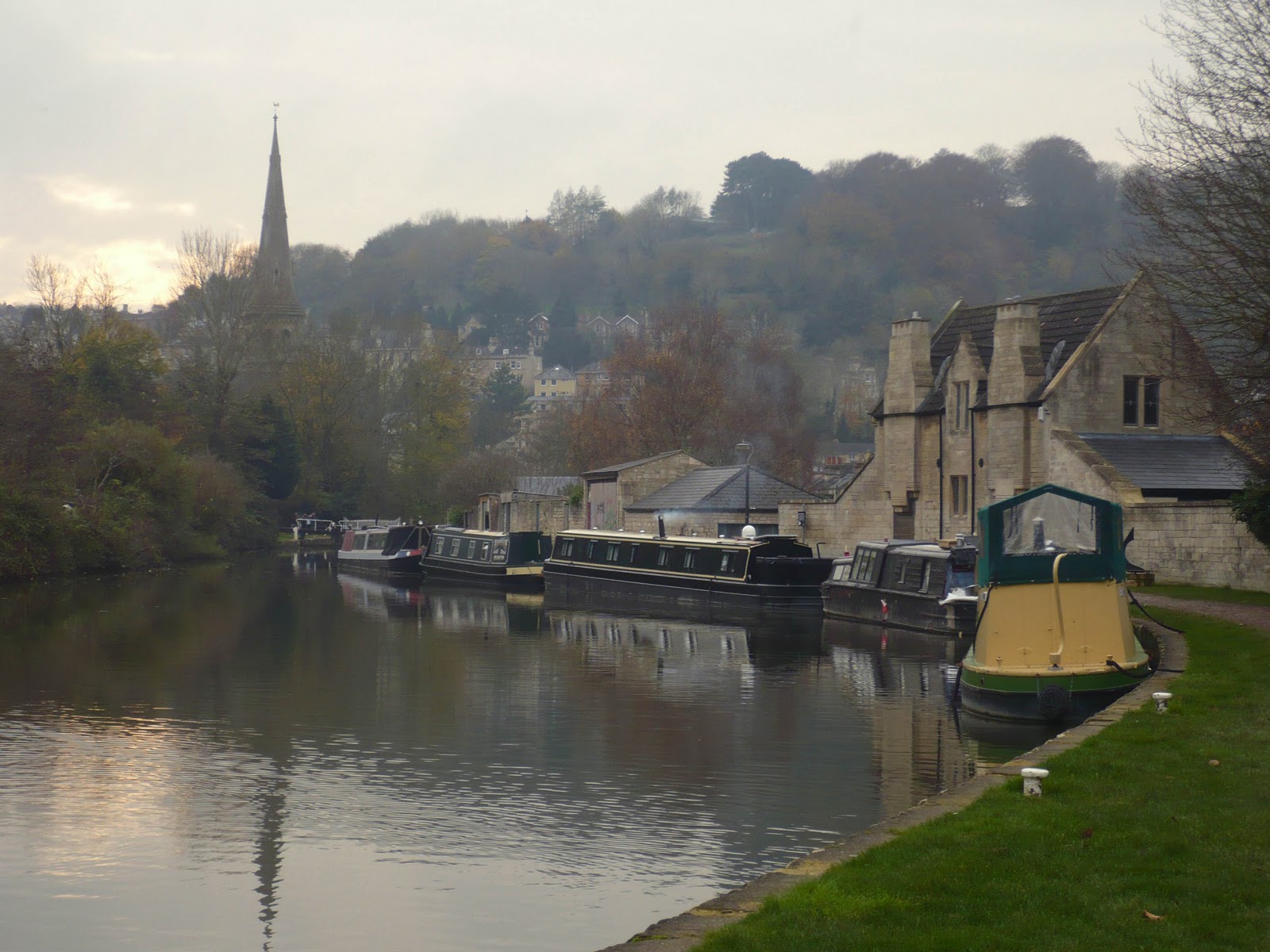 Valérie Pirlot's Blog Boats near Bath, November afternoon