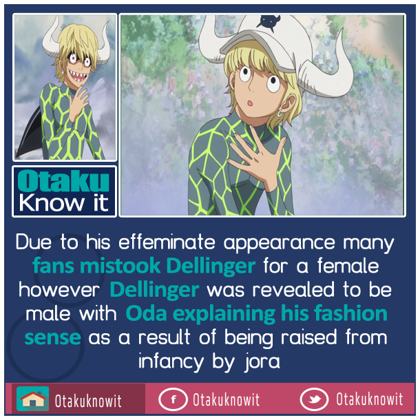 one piece Dellinger facts . Otaku Know iT