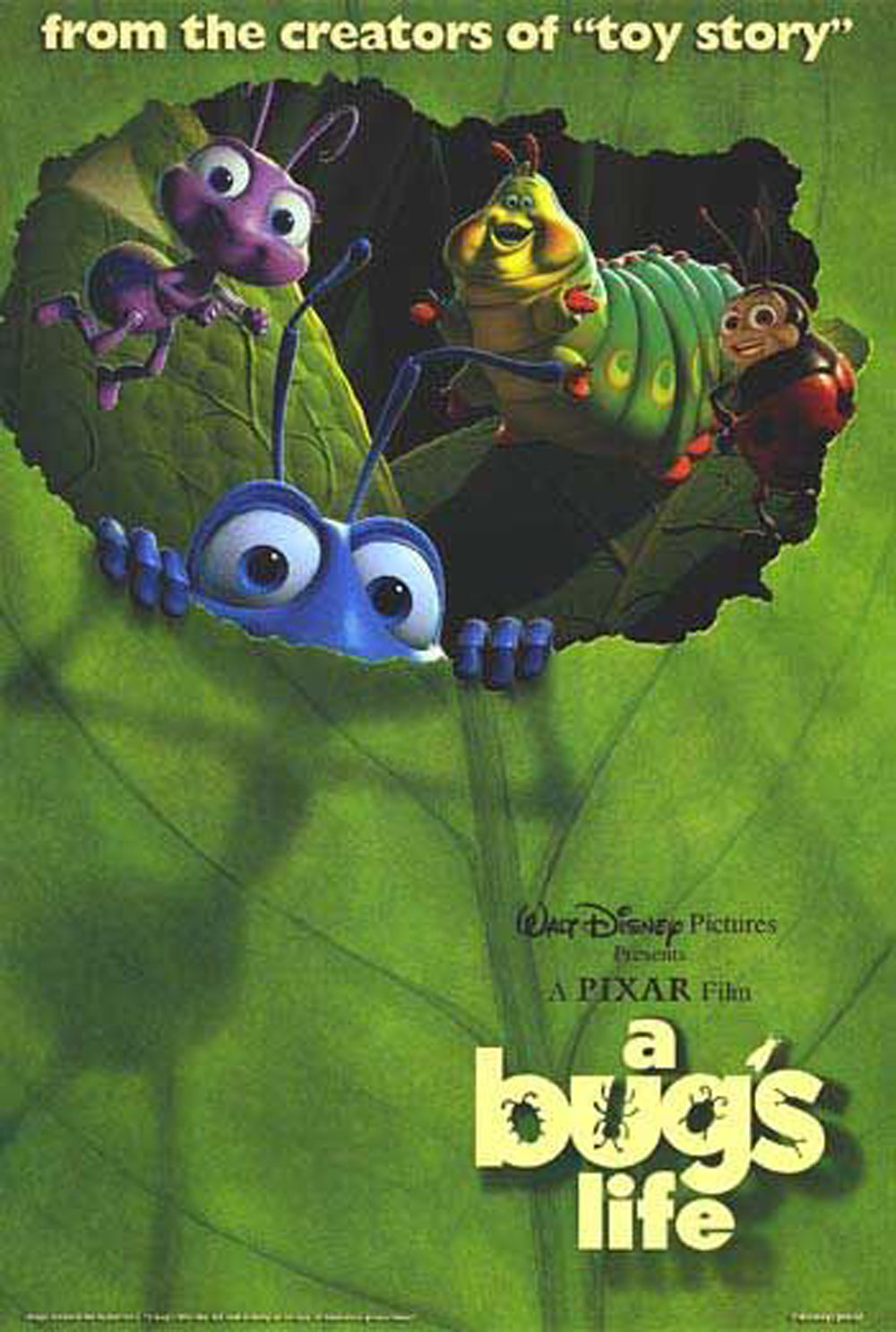 This is a graphic of Universal A Bug's Life Poster This is a photo of Universal A Bug's Life Poster