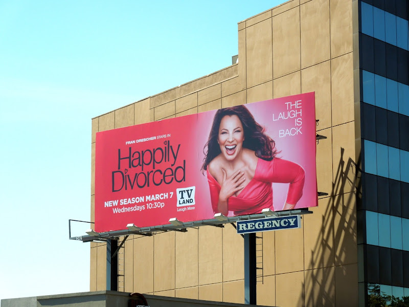 Happily Divorced series 2 billboard