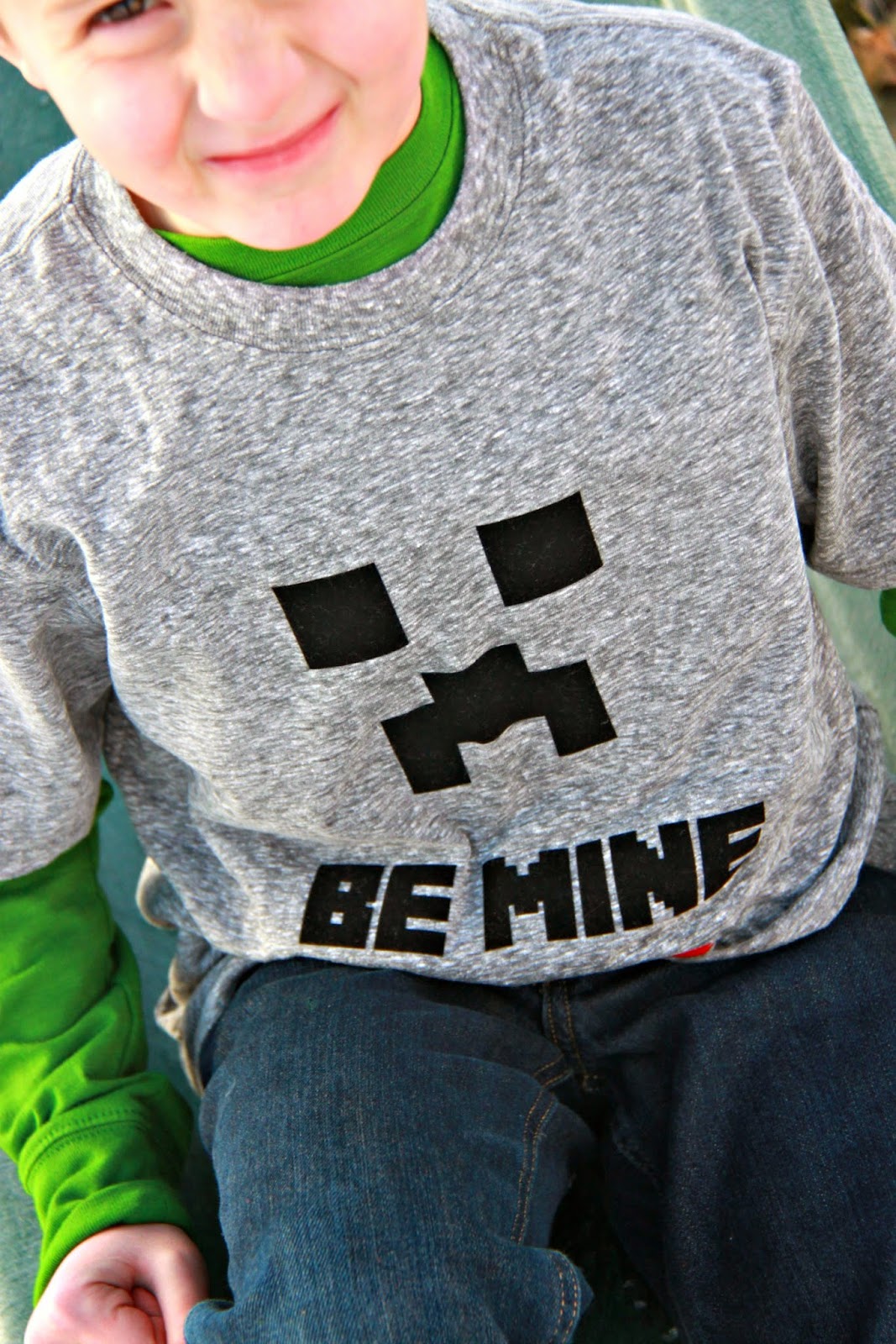 minecraft valentine shirt