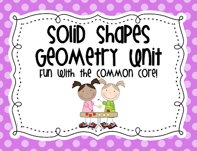 Mrs. Ricca's Kindergarten: Solid Shapes Freebie