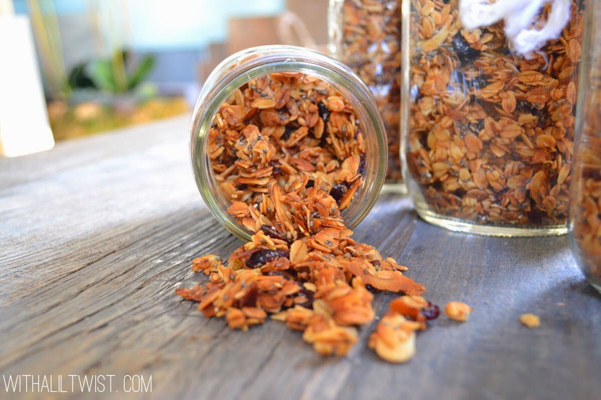 ...with a lil' twist Chia Seed and Agave Granola