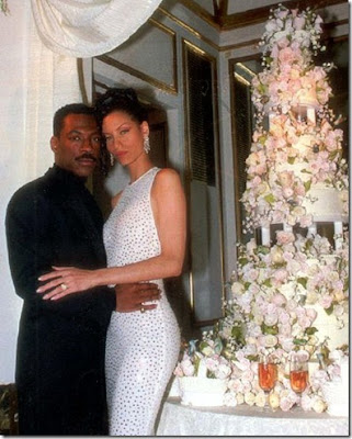 boda de Eddie Murphy y Nicole Mitchel 1993 hombres