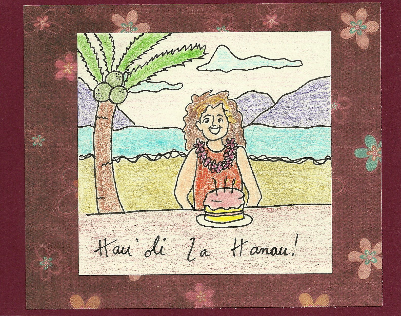 Debbie Dots Greeting Card Blog: Hawaiian Birthday