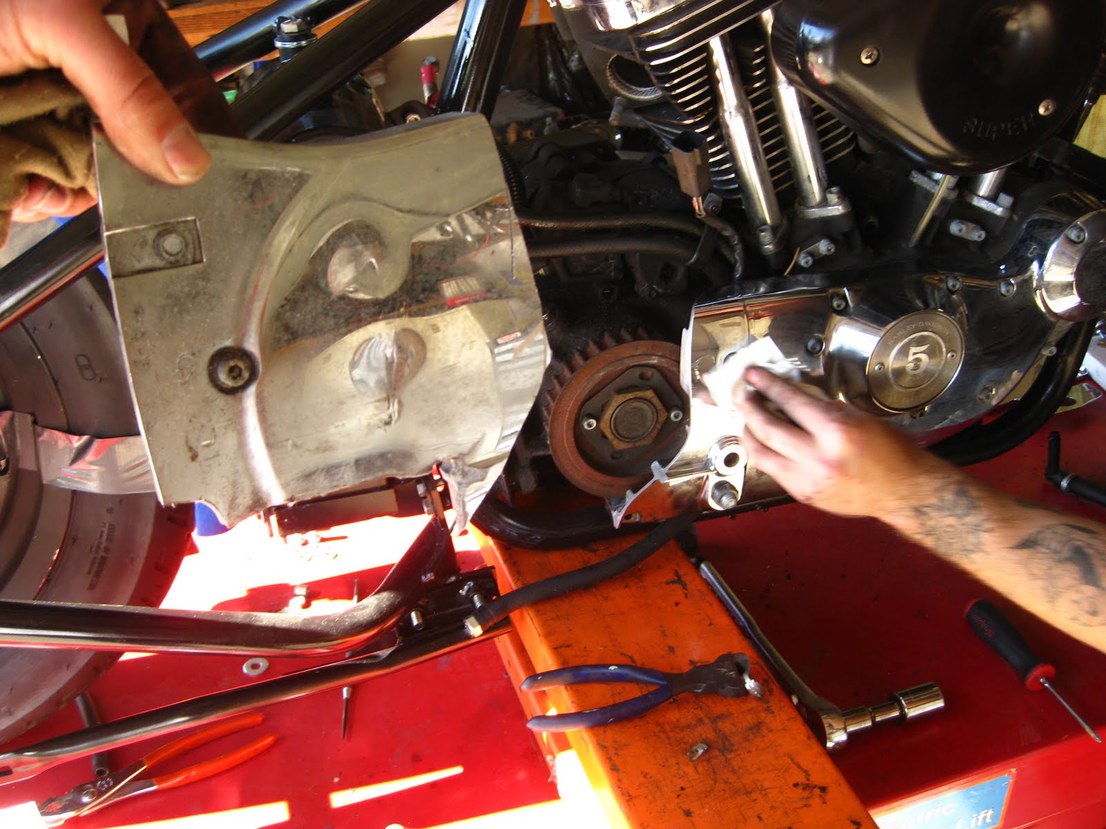 pulley cover sportster