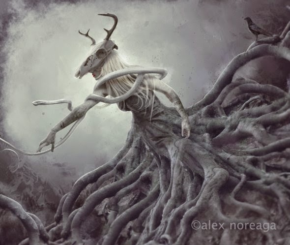 As foto-manipulações de fantasia e terror com mulheres de Alex Noreaga Alex Noreaga deviantart foto-manipulações photoshop mulheres sombrio fantasia terror