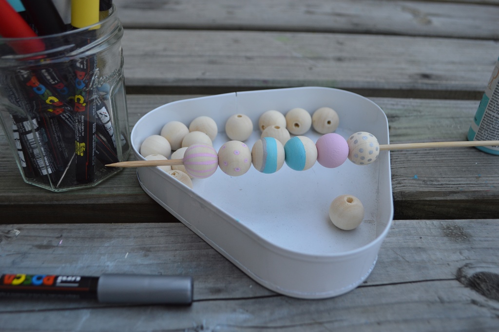 Reto pinterest: Collar de cuentas de madera - Elenarte