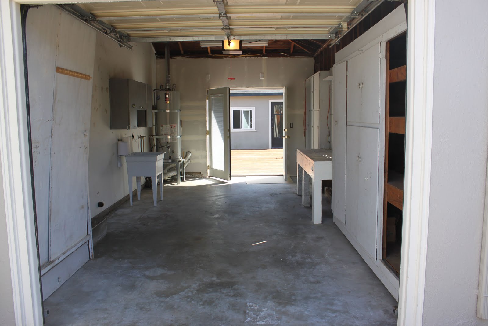1067 #816D4A From The Garage Door Looking Through To The Backyard. First Task Get picture/photo Garage Doors Near Me 37391600