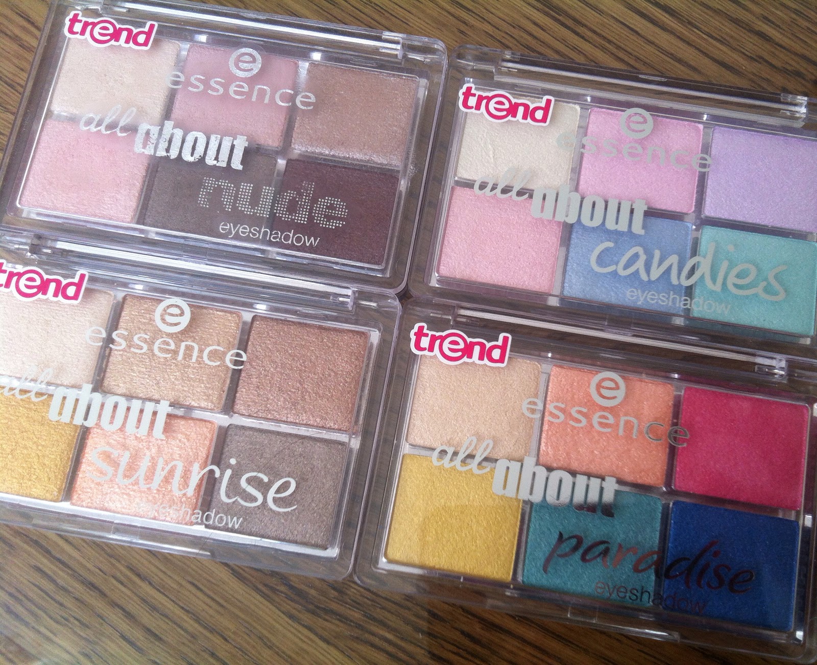 Essence All About... Eyeshadow Palettes Swatches! Amii's pocket full