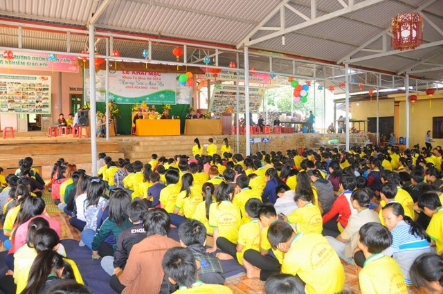 Bế mạc,khóa tu,mùa hè, chùa Hoa Khai, năm 2014