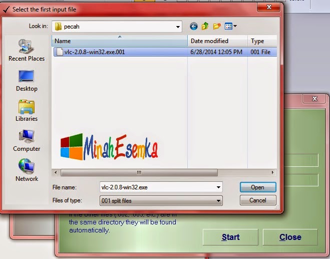 Cara Memecah dan Menggabungkan File Dengan HJSplit Cara Memecah dan Menggabungkan File Dengan HJSplit