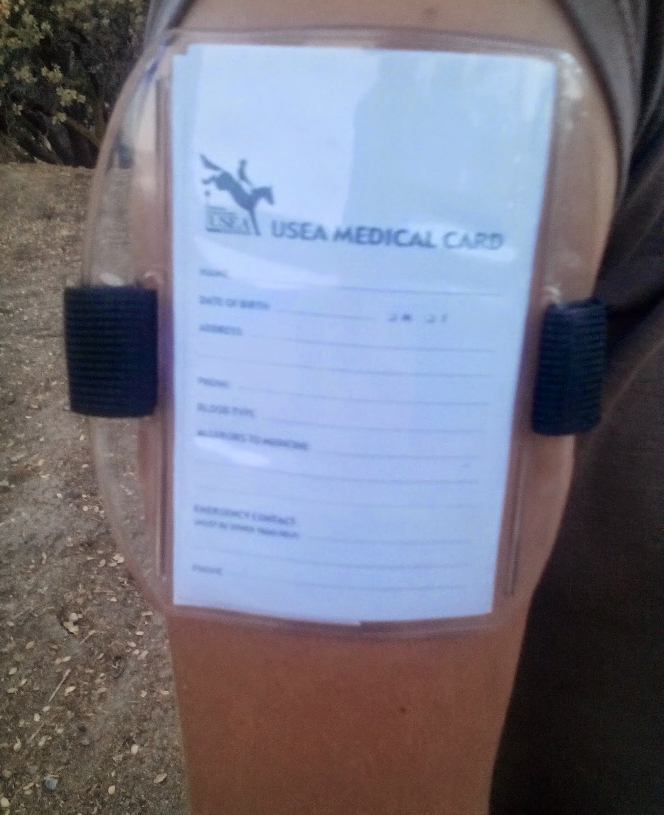 The Aspiring Equestrian Eventing Armband from Eventing in Color!