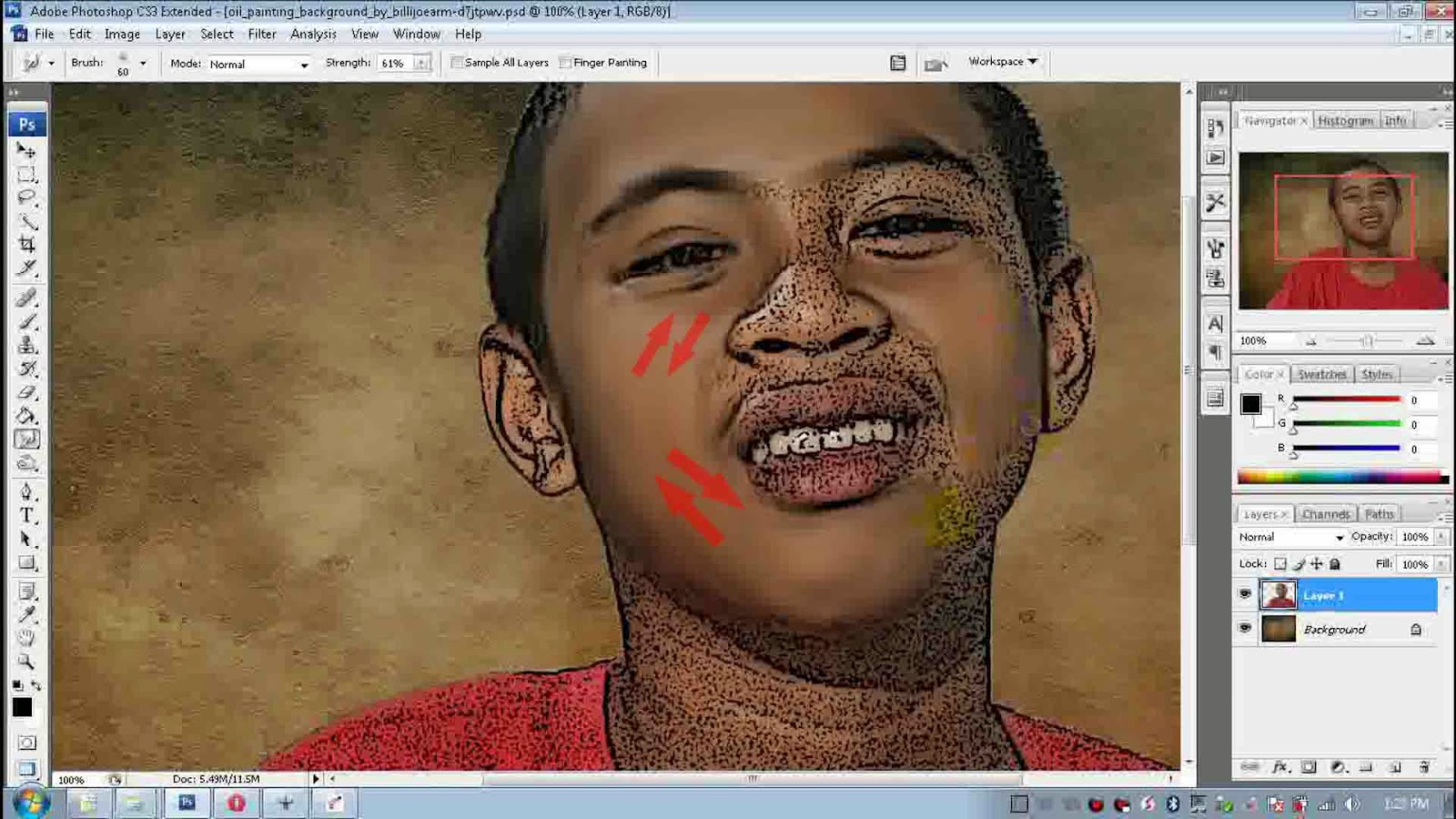 Tutorial Smudge Painting Mudah | tutorial smudge painting paling mudah dengan photoshop Tutorial Smudge Painting Mudah | tutorial smudge painting paling mudah dengan photoshop