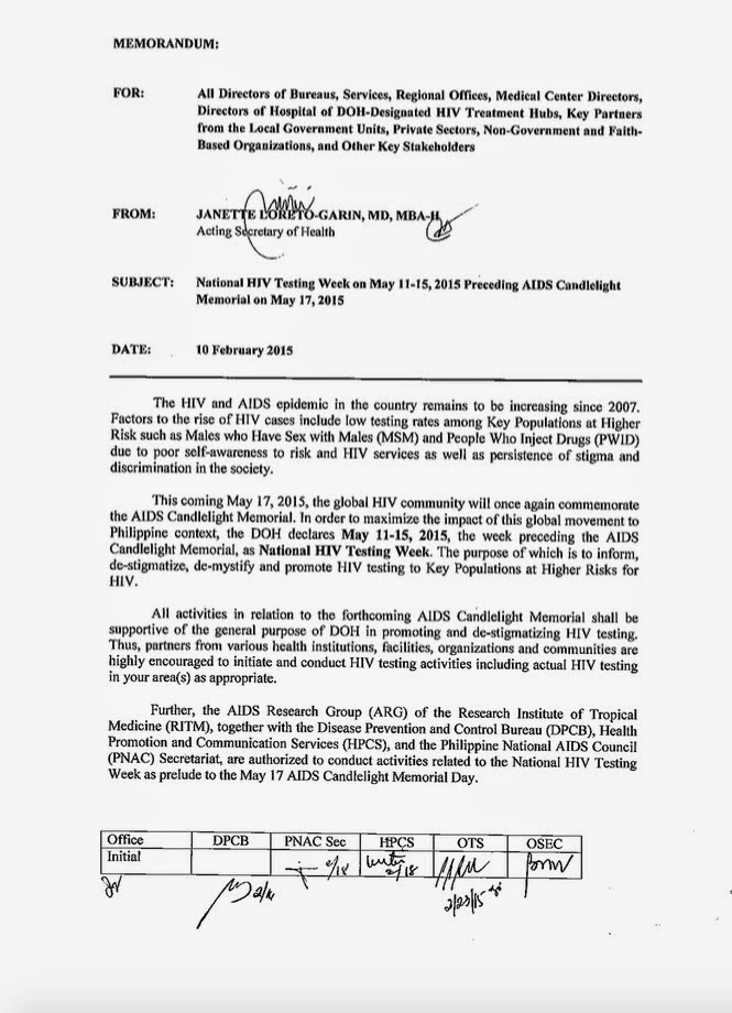 National HIV Testing Week Living with HIV in the Philippines