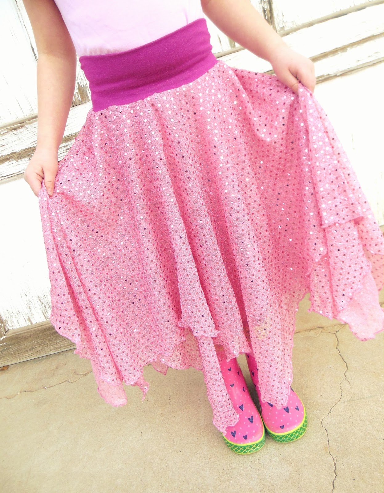 hazel and company twirly dance skirt tutorial