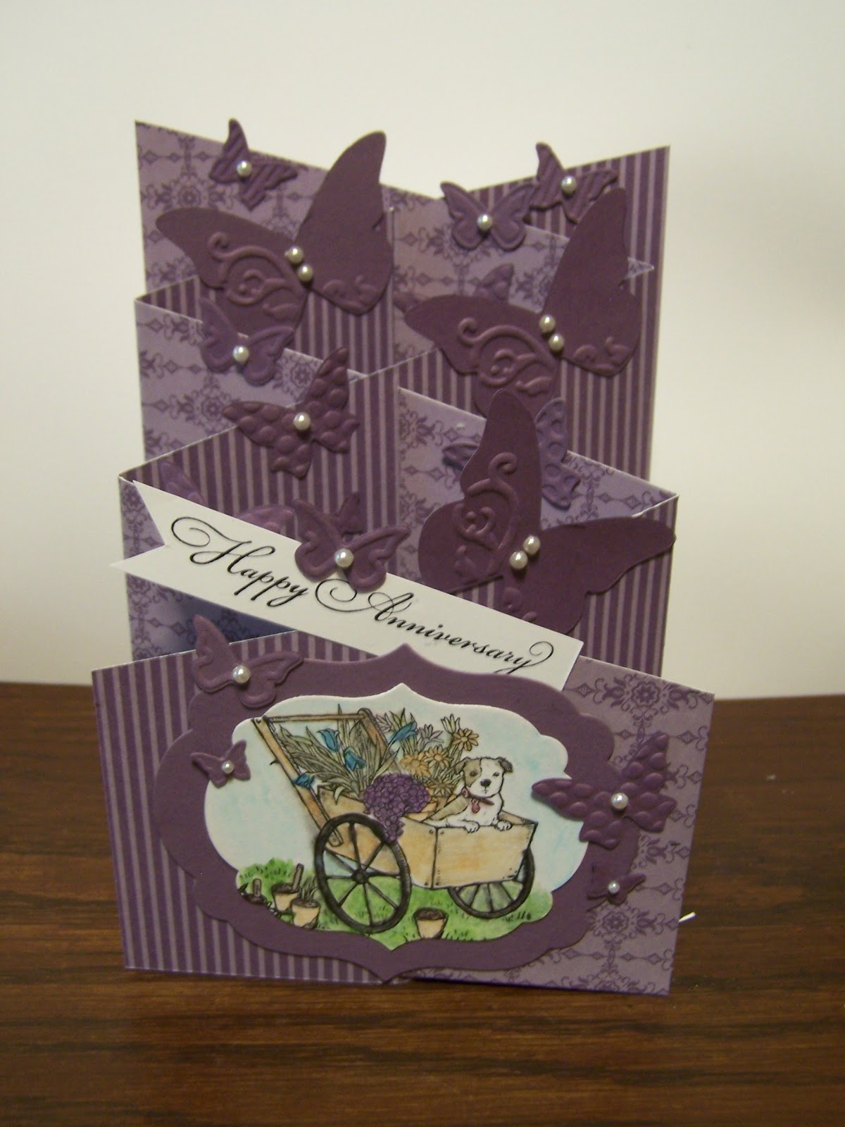 Bonnie's Creative Place Happy Anniversary Card and Scrapbooking video