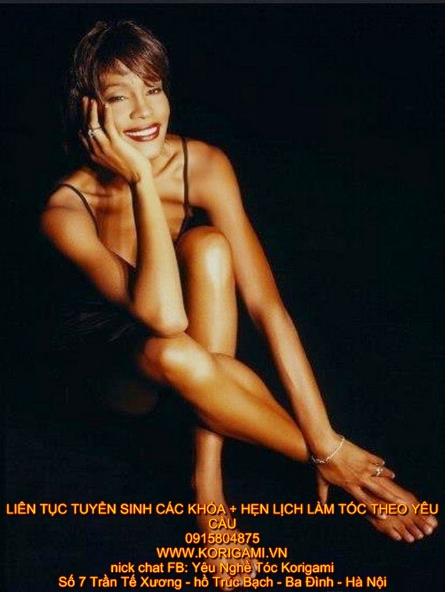 KIỂU TÓC NỮ ĐẸP, NỮ HOÀNG ÂM NHẠC THẾ GIỚI, WHITNEY HOUSTON, THE VOICE, GIỌNG CA VÀNG, DIVA NHẠC POP, NỮ HOÀNG NHẠC POP
