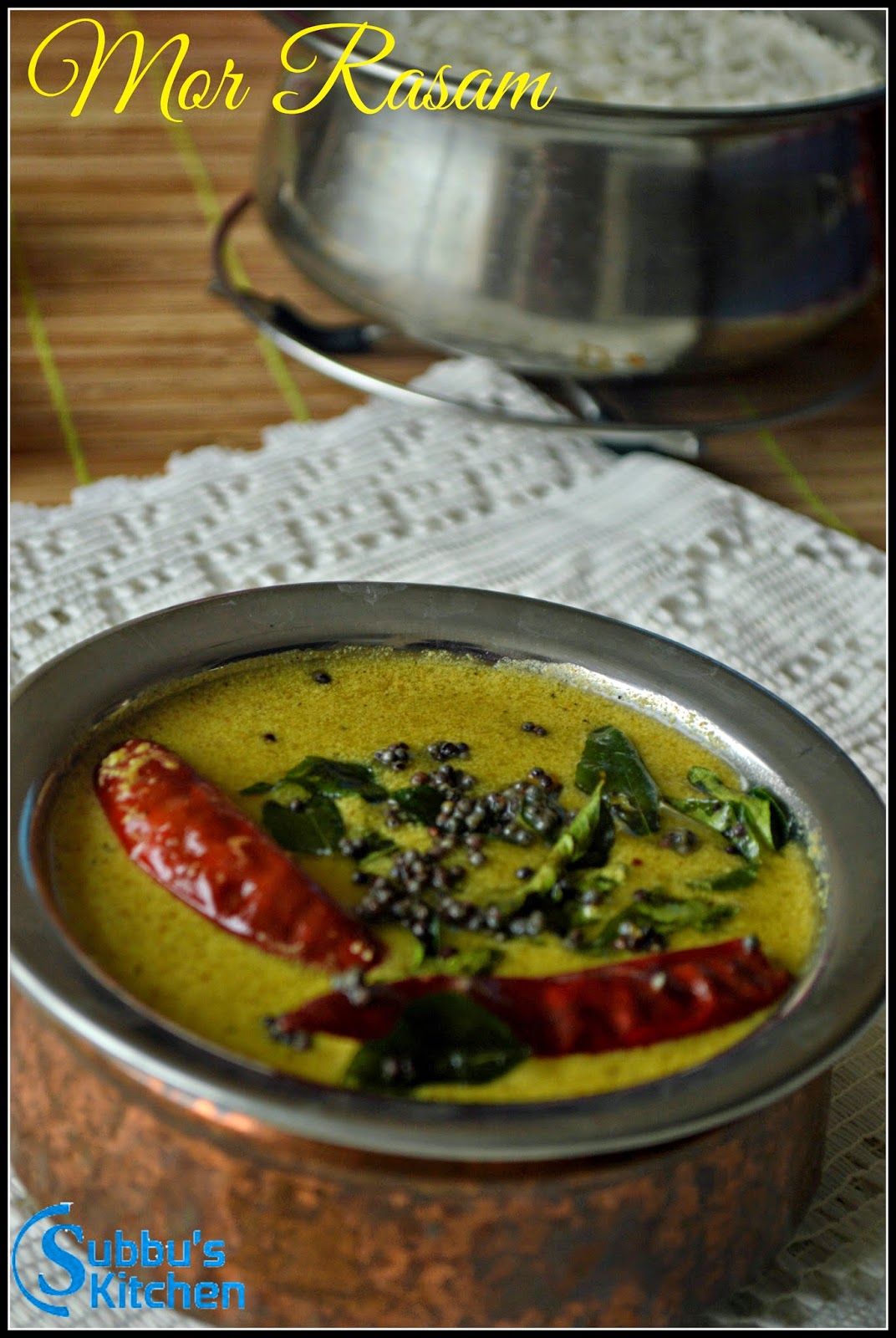 Mor Rasam | Buttermilk Rasam Mor Rasam | Buttermilk Rasam