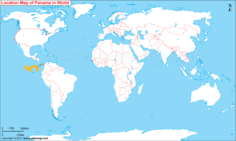 panama tourism and travel panama located and size america size