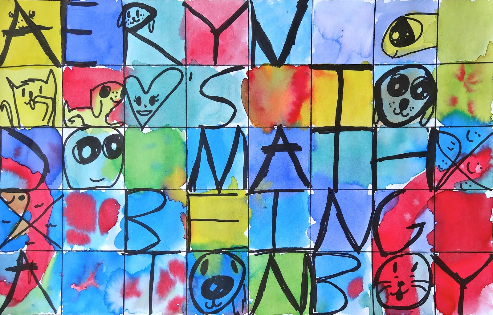 RL Arts Paul Klee Letter Painting