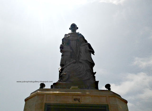 "Bapu" mahatma gandhi statue