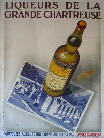 GRANDE CHARTREUSE par Ch 59270 Lemmel   en  1940 ref page de publicité 