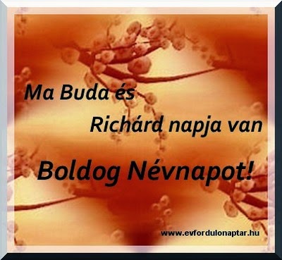 Április 3 - Buda névnap Április 3 - Buda névnap